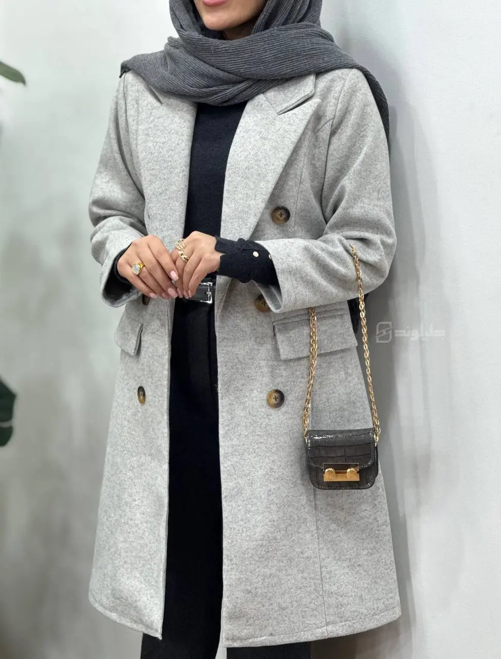 پالتو فوتر آستردار بلند راحیل